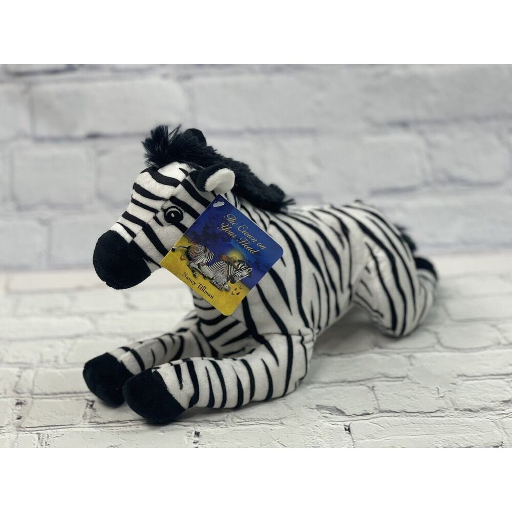 Zebra Stuffed Animal “The Crown on Your Head” by Nancy Tillman NEW Kohl’s Cares